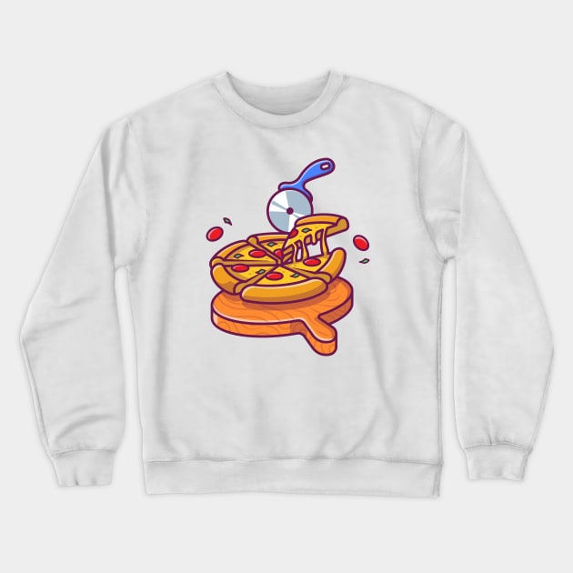 Pizza Slice Melted Crewneck Sweatshirt by Catalyst Labs